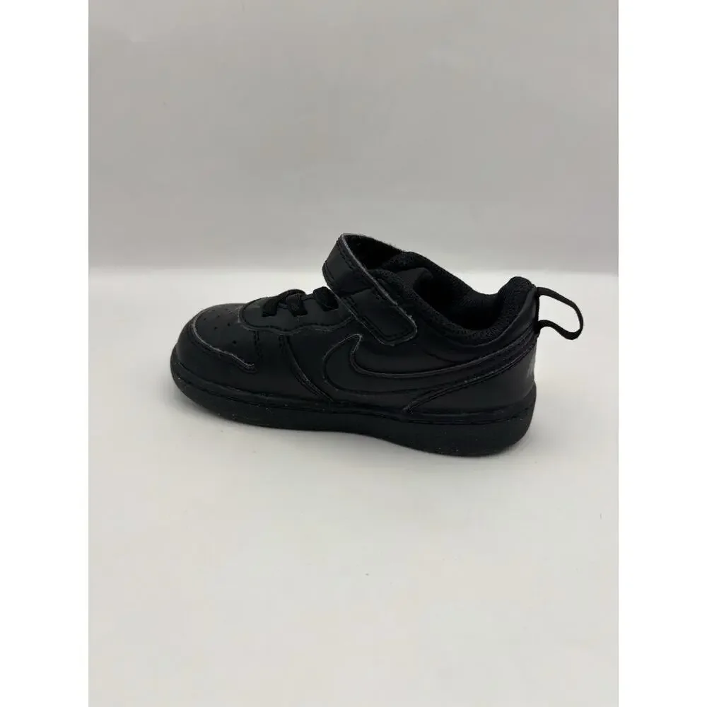 Nike Court Borough Low Redraft Black Sneakers Toddler Size 8 C
